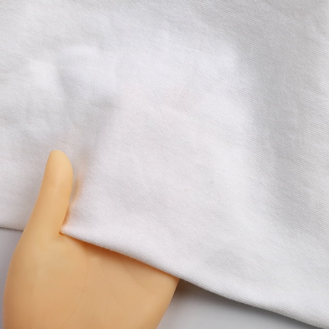 Xiao Hua Tela de Cuello de Punto Acanalado Fino de Algodón Blanco -1 Pieza, 39.37 X 62.99 Pulgadas Tela de Algodón Suave, Cuello de Punto Acanalado Elástico, Puños Cosidos con Accesorios de Ropa