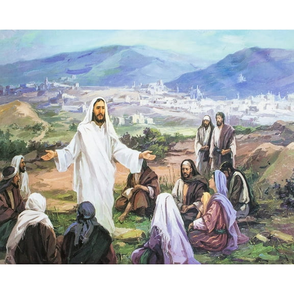 Catholic print picture - SERMON ON THE MOUNT SH - 8" x 10" ready to be framed