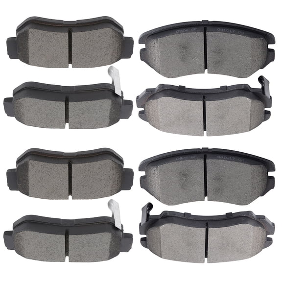 ECCPP 8PCS Ceramic Brake Pads Fits 2002-2010 for Kia Magentis 2.7L 2003-2008 for Hyundai for Sonata 2.4L Front Rear Left and Right