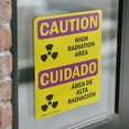 thumbnail image 4 of (2 Pack) High Radiation Area Bilingual OSHA Caution Radiation Sign, 4 of 7