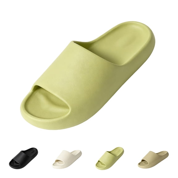 Cloud Slippers for Women and Men, Thick Cushioned EVA House Slippers, Soft Pillow Slides with Anti-Slip Sole, Lightweight Waterproof Bathroom Sandals for Indoor Outdoor Home Use, 42