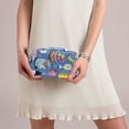 thumbnail image 6 of 6.5x2.5x4 In Printed Makeup Bag Organizer with 5 Compartments Travel Toiletry Pouch Bag Wine Cake, 6 of 6