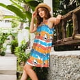 thumbnail image 2 of Naloa Robe d'Été Décontractée Sans Manches à Col Rond Imprimé Requin pour Femmes, Printemps, Plage, Vacances, 2 of 7
