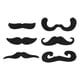 thumbnail image 3 of 6 uds bigote negro falso actuación festiva Cosplay barba Artificial para fiesta de Halloween, 3 of 8