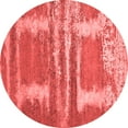 thumbnail image 1 of Ahgly Company Indoor Round Oriental Red Industrial Area Rugs, 5' Round, 1 of 4