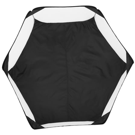 Supvox Breathable Black Pet Playpen Foldable Hexagonal Fence for Home and Small Pets
