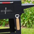 thumbnail image 3 of Paquete de 2 abridores de botellas de cerveza magnéticos para nevera con mango de madera maciza, se quedan fácilmente en la nevera y en la caravana para un almacenamiento cómodo - Gadget de cocin, 3 of 5