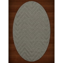 Dalyn Dover Area Rug DV4 Dv4 Silver Lines Stripes 5' x 8' Oval