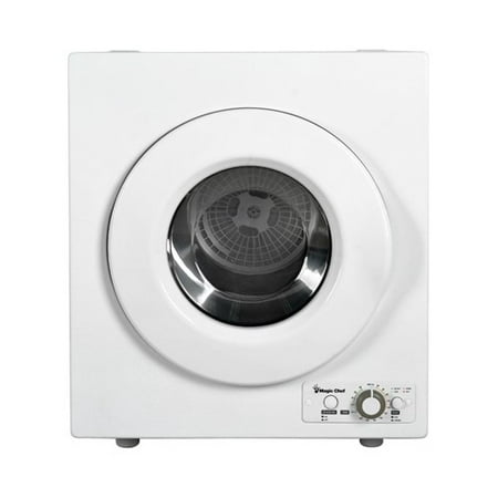 Magic Chef Compact 2.6 cu.ft. Electric Dryer - White - MCSDRY1S 2.6 Cubic-feet Compact Dryer