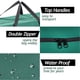 thumbnail image 2 of Bolsa de almacenamiento para árbol de Navidad Sagler impermeable 9 pies verde, 2 of 7
