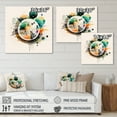 thumbnail image 4 of Designart Multi-Color Watercolor Geometric Art V Canvas Wall Art, 4 of 5