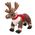 thumbnail image 2 of Reno de peluche navideño, decoración navideña suave y creativa, adorno de ciervo Estilo A, 2 of 9