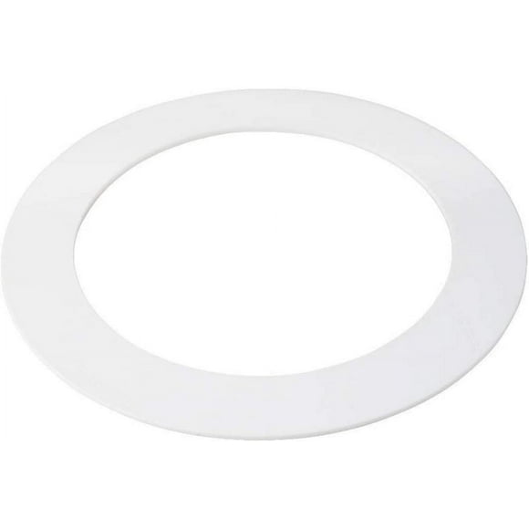 25 Pack White Plastic Trim Ring for 8" Inch Recessed Can Down Light Oversized Lighting Fixture