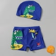 thumbnail image 2 of RUTAYY Toddler Boys Cartoon Printed Swim Trunks Kids Boys Bathing Suit Swimsuit Beach Pool Resort Swimwear Beachwear, 5-6 Years, 2 of 3