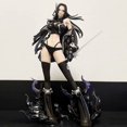 thumbnail image 4 of Figura de anime de One Piece, figura de Boa Hancock, ropa roja y negra, modelo de estatua, colección de muñecas, decoración, juguetes, regalo de cumpleaños, 4 of 4