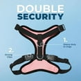thumbnail image 2 of Voyager Step-In Lock Pet Harness - All Weather Mesh, Adjustable Step In Harness for Cats and Dogs by Best Pet Supplies - Pink/Black Trim, M, 2 of 6