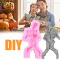 thumbnail image 4 of Silicona Para Pastel De Halloween, Molde De Esqueleto 3D, Molde Para Hornear Para Pasteles Diy, Galletas, Chocolates Advancent HA040463-02, 4 of 5