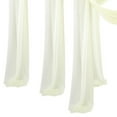 thumbnail image 3 of LCXmlly Roasting Pan Wedding Arch Drape Fabric Long 3 Panels Wide Sheer Wrinkle Free Soft Party Backdrop Drapery, 3 of 6