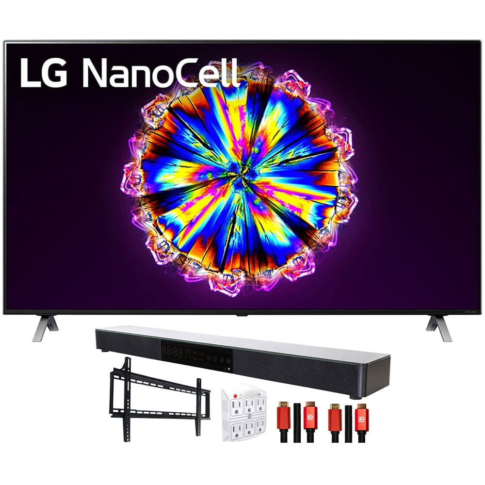 LG 75NANO90UNA 75" Nano 9 Series 4K Smart UHD NanoCell TV with AI ThinQ (2020 Model) with Deco