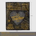 thumbnail image 2 of LHSHID Teacher Blanket Gifts for Teachers Flannel Fleece Throw Blankets for Teacher Gifts Lightweight Soft Throws for Home Bed Sofa Christmas Birthday Back to School Teachers' Day Gift Idea 50"x60", 2 of 7