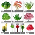 thumbnail image 5 of Fake Succulent Artificial Succulents Faux Hanging Floral Plants for Indoor Decor Mini Artificial Greenery Flowers DIY 27Pcs Yellow, 5 of 7