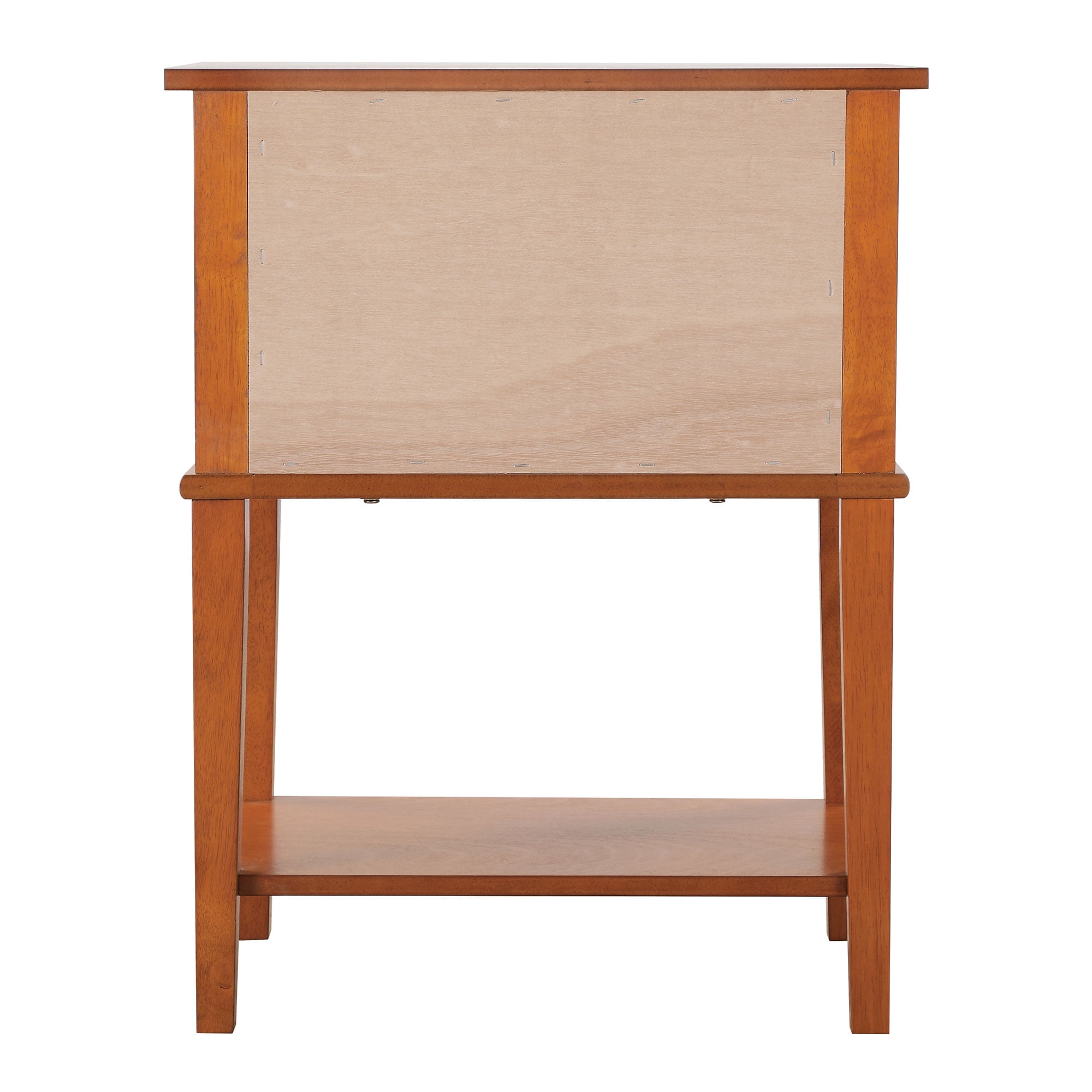 Glory Furniture Newton Contemporary Wood Side Table Nightstand, Oak