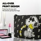 thumbnail image 3 of Bolsa de maquillaje Concept One Peanuts Snoopy de PVC negro para mujer, 3 of 6