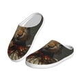 thumbnail image 2 of KLL Palatial Style Flower Rabbit Pattern Adult Unisex Cozy Slippers,Fuzzy Slip-on Slippers TPR Sole Slippers Comfort Plush Home Footwear for Indoor & Outdoor-13, 2 of 7