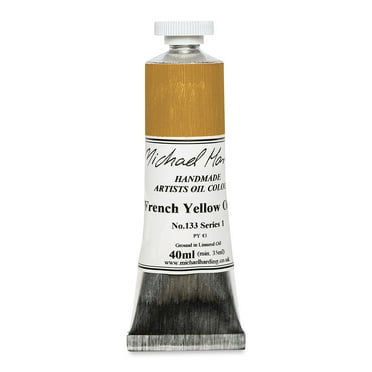 Michael Harding Artists Oil Color - French Yellow Ochre, 40 ml tube