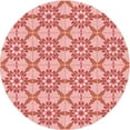 thumbnail image 1 of Ahgly Tapis Rond Lavable en Machine Intérieur Transitionnel Rose Pastel, 8 Pieds Rond, 1 of 7