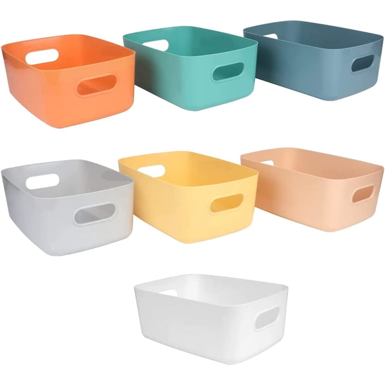 Casewin Storage Boxes | White Rectangular Kitchen Organiser Storage Box