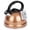 Copper, variant on Luminuxe Whistling Tea Kettle, 2.2qt Stainless Steel Stove Top Kettle with Cool-Touch Handle, Durable, Fast Boil Tea Pot for Gas or Electric Stove