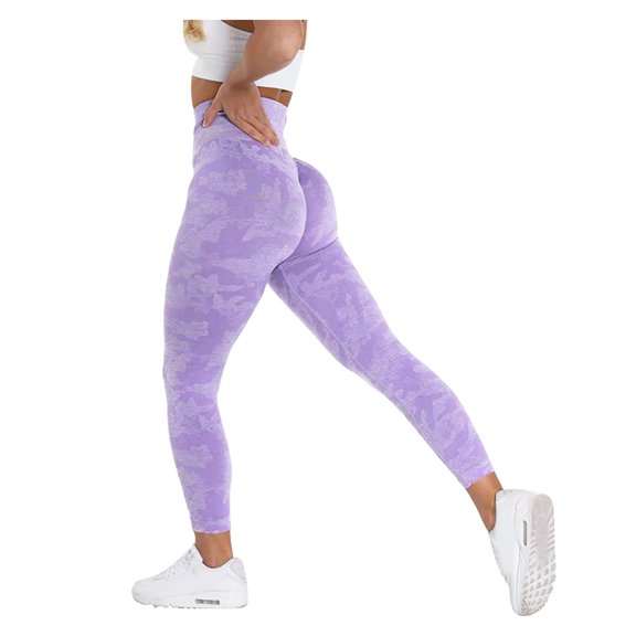 Ramiter Yoga Pants Women Women's Fashion Wide Leg Tights Lift Yoga Flare High Waist Casual Fitness Pants Yoga Pants High Waist with Pockets XS,Purple