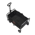 thumbnail image 7 of Collapsible Folding Wagon, 220 lbs Capacity All-Terrain Beach Wagon with 5in Wheels, Heavy-Duty Foldable Cart with Drink Holders, Ideal for Camping, Shopping, and Outdoor Adventures, 7 of 7