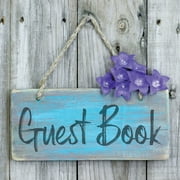 Guest Book: Sign In Visitor Log Book For Vacation Home, Rental House, Airbnb, Bed And Breakfast Memory Book, Lake Home Rental Logbook (Paperback)