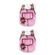 thumbnail image 2 of Ropa para cachorros Greeniant chaleco transpirable a rayas Patrón de oso rosa 2piezas, 2 of 5