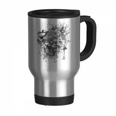 

Graffiti Street Pirate Rudder l Pattern Travel Mug Flip Lid Stainless Steel Cup Car Tumbler Thermos