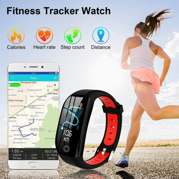 Reloj Conectado Mujer Hombre Ninos IP68 Reloj Pulsera Conectado Resistente al Agua Conectar con Cardio Podometro Sueno Despertador Notificaciones Reloj Inteligente Deportivo para iPhone Huawei Samsung...