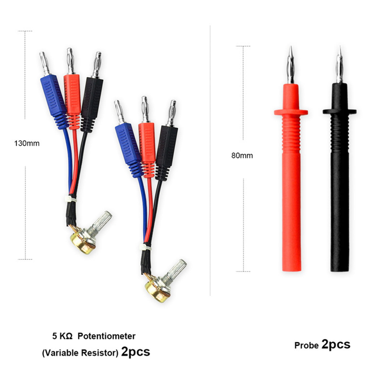 Automotive Test Lead Kit 92pcs Auto Diagnostic Tool Wire Connector Adapter Cable