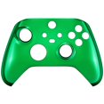 thumbnail image 3 of eXtremeRate Custom Shell Chrome Green Cover Faceplate for Xbox Core Wireless Controller, 3 of 6