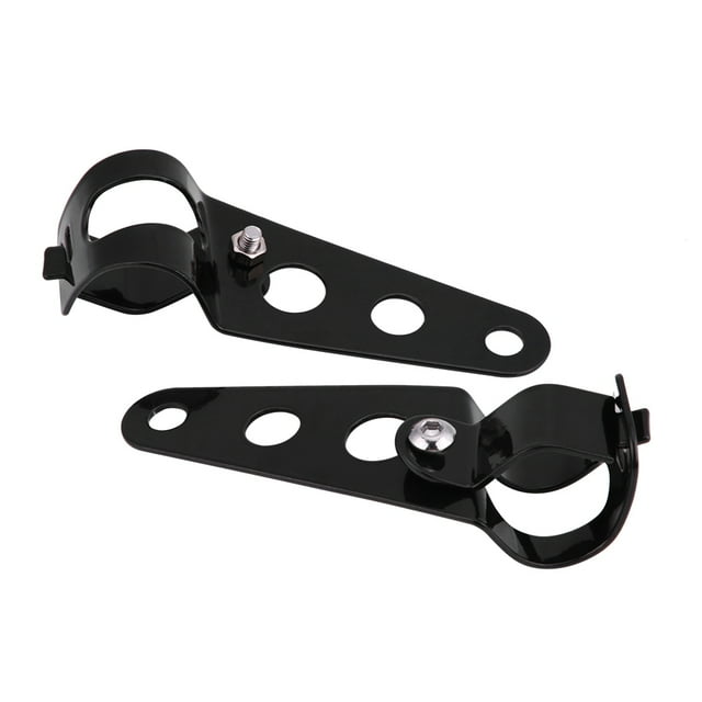 Headlight Mount Support, High Strength Practical 1 Pair Rugged Headlight Bracket Easy Installation For Motorcycle