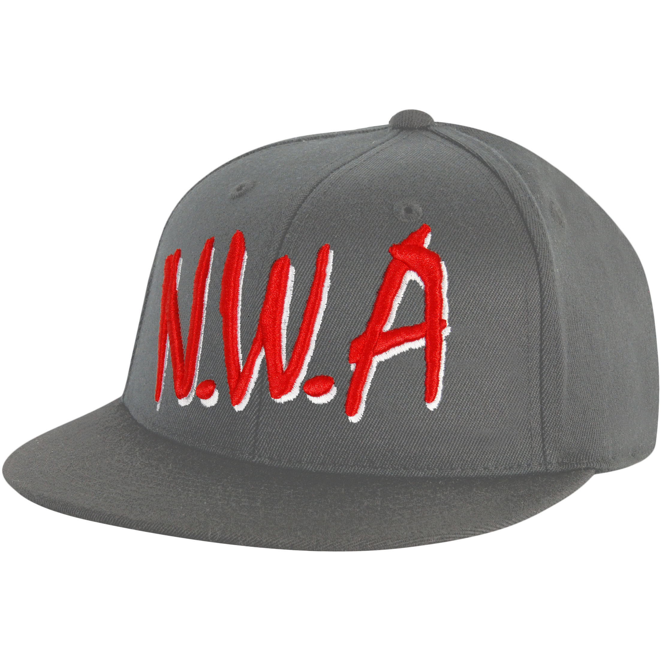 Grey Snap Back Baseball Cap Grey 