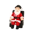 thumbnail image 3 of Figura de resina de Papá Noel, figura de Papá Noel, recuerdo de fiesta, artesanía, decoración navideña Postura sentada, 3 of 8