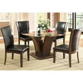 thumbnail image 6 of Furniture of America Longbotton Upholstered Dining Chairs - Set of 2, Black, 6 of 7