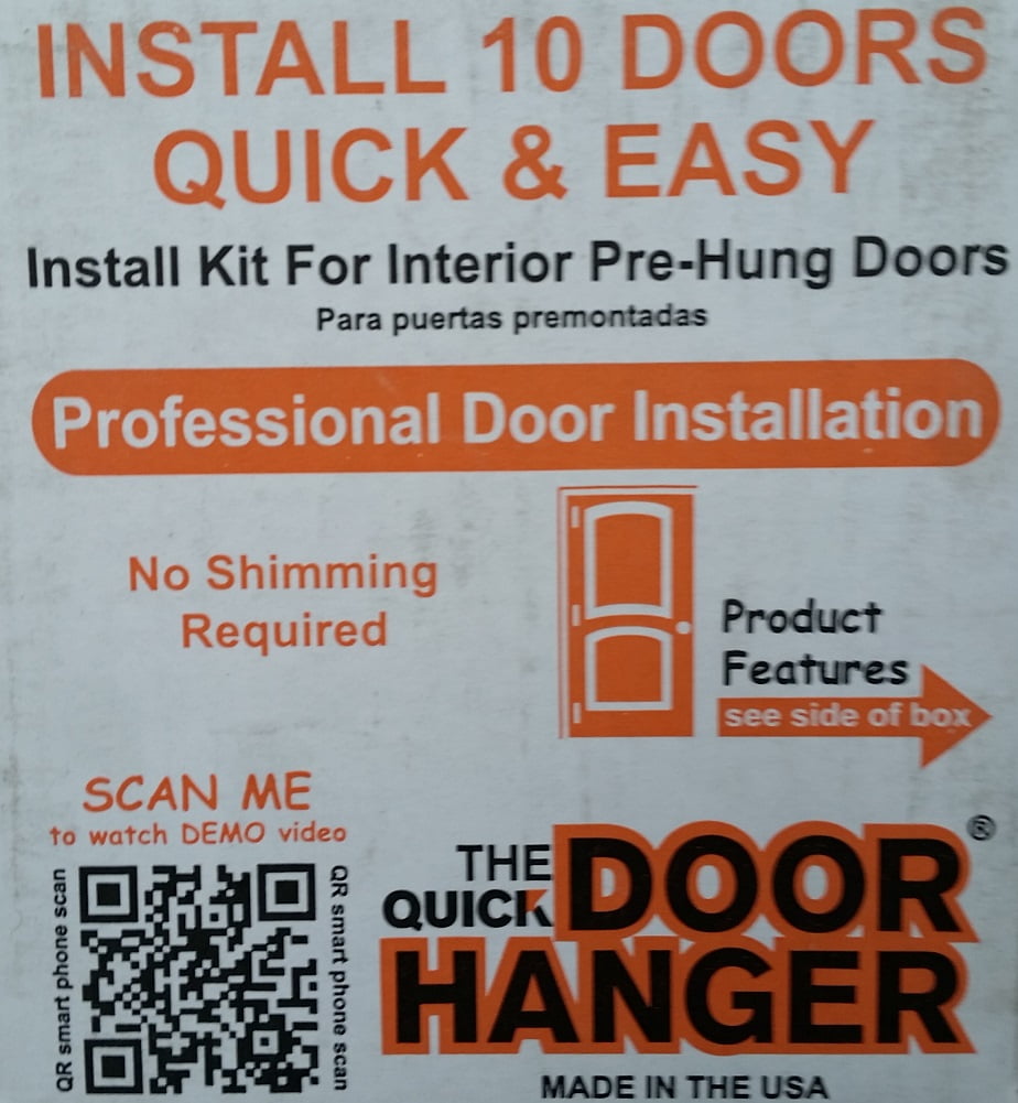 Quick Door Shimming Hassle Free Installation Hanger Single Bag