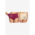 thumbnail image 5 of Comfort Choice Plus Size Cotton Spandex Comfort Waist Brief 2-Pack, 5 of 5