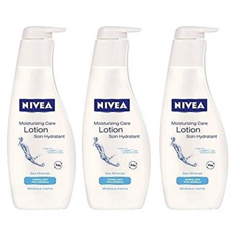 Nivea Sea Minerals Fresh Sensation Moisturizing Care Body Lotion 13.5 oz (Pack of 3) Walmart