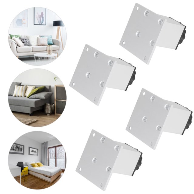 Patas de mueble ajustables Jadeshay 4 piezas de aluminio