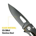 thumbnail image 4 of Cat 6-1/4 Inch Folding Skeleton Knife with Bottle Opener and Black Blade - 980267, 4 of 7