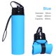 thumbnail image 4 of Botella deportiva de silicona reutilizable Wdftyju 600 ml suave plegable para El hogar y la oficina, 4 of 9